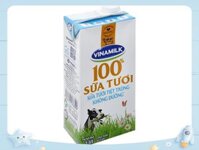 [HCM][Giá hủy diệt] Sữa tươi không đường Vinamilk 100% Sữa Tươi hộp 1 lít