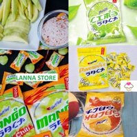 [HCM][HCM] Kẹo Xoài muối ớt / Chanh / Mây / Thơm Muối Thái Lan 120g Bổ Sung Vitamin C