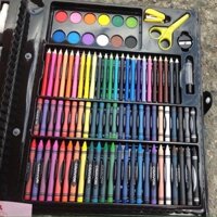 [HCM]Hộp bút màu dạ 150 chi tiết cho Bé tập vẽ tô màu
