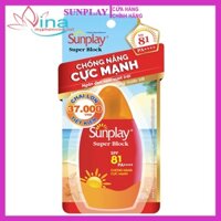 [HCM]Kem chống nắng Sunplay Super Block SPF 81 PA++++ 70g