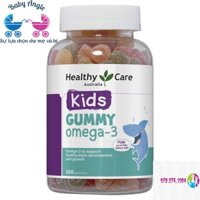 [HCM]Kẹo Kid Gummy Omega 3 Healthy Care 250 viên của Úc