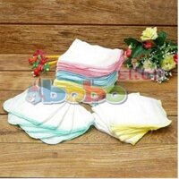 [HCM]Khăn sữa cho bé-Set 10 khăn sữa 4 lớp Kim Ngân size lớn 25*35cm