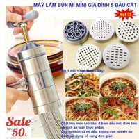 [HCM]Khuon Lam Banh Lot Ban O Dau Dụng Cụ Làm Bún Mì Tươi 5 Đầu Inox Cao Cấp - NSK1289 Máy Làm Bún Mì Mini Gia Đình An Toàn Chất Lượng Hiệu Quả - Bh 1 Đổi 1 Bởi New - Sky