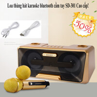 [HCM]Loa karaoke di động Loa nhật công suất lớn Loa Karaoke Bluetooth SDRD 301 kèm 2 mic không dây Âm Thanh Nổi Stereo 3D ấn tượng hiết kế đơn giản Âm Thanh tràn đầy tính trẻ trung năng động Bảo Hành 1 Đổi 1