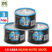 [HCM]Lốc 3 hộp Cá saba Norlake 150g Nhật Bản - Đồ hộp ăn cao cấp