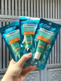 [HCM]L’Oreal - Kem Chống Nắng LOreal Paris UV Perfect Aqua Essence SPF50+ PA++++ 1 Gói x 15ml