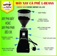 [HCM]Máy Xay cà phê L-Beans SD-919L xay pha máy hoặc pha phin - phù hợp cho gia đình công sở và quán cà phê cafe pha máy - Coffee New