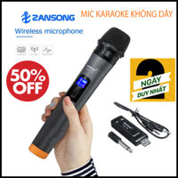 [HCM]Micro không dây dien may xanh - Micro không dây karaoke gia đình chuyên nghiệp tốt - Micro không dây cho loa  âmly Bắt âm tốt - không hú rít - Không gây vỡ tiếng