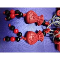 [HCM]Móc Khóa Phong Thủy May Mắn Túi Tiền Đỏ đem lại tài lộc VHMART57