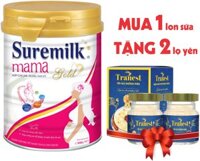 [HCM]Mua sữa bột Suremilk Mama Gold 900g - Tặng ngay 2 lọ yến Tranest