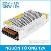 [HCM]Nguồn tổ ong 12v 15A nguồn camera 12v nguồn dùng đèn led 12v nguồn DC 12v nguồn tổ ong loại tốt nguồn một chiều nguồn DC