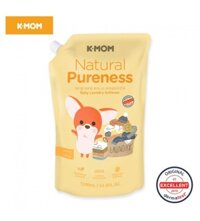 [HCM]Nước Xả Vải Sơ Sinh Hữu Cơ K-Mom Hàn Quốc Dạng Túi 1300ml - KM13124 (Cam)