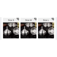 [HCM]PHỄU LỌC  (có lưới lọc) Inox 304 TT