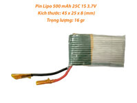 [HCM]Pin LIPO 500 MAh 3.7V 25C 1S