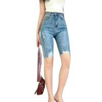 [HCM]QUẦN JEANS NGỐ NỮ LỬNG BÓ MÀU XANH THỜI TRANG SKY FASHION-Y1301