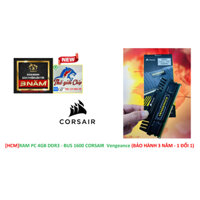 [HCM]RAM PC 4GB DDR3 - BUS 1600 CORSAIR  Vengeance (BẢO HÀNH 3 NĂM - 1 ĐỔI 1)