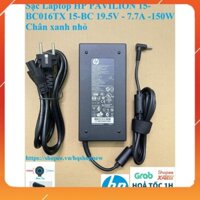 HCM[Sạc zin] Sạc Laptop HP PAVILION 15-BC016TX 15-BC 19.5V - 7.7A -150W Chân xanh nhỏ