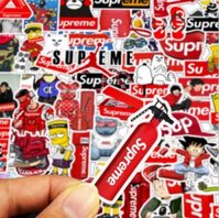 [HCM]Sticker SUPREME nhựa PVC không thấm nước dán nón bảo hiểm laptop điện thoại Vali xe Cực COOL #68