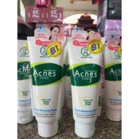 [HCM]Sữa rửa mặt dành cho da Mụn Acnes Clear & Whitening Wash 100g Thái Lan Chính hãng