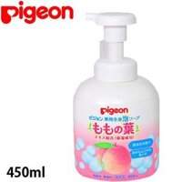 [HCM]SỮA TẮM GỘI GIẢM RÔM SẢY CHO BÉ PIGEON CHIẾT XUẤT TỪ LÁ ĐÀO( CHAI 450ML) - HÀNG NỘI ĐỊA NHẬT sữa tắm gội tạo bọt chiết xuất từ lá đào giúp giảm tình trạng rôm sảy cho bé