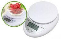 [HCM](Tặng 2 Pin) Cân Điện Tử Để Bàn 5KG Cân Điện Tử Thực Phẩm Nhà Bếp Electronic Kitchen Scale 5KG