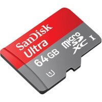 [HCM]Thẻ nhớ MicroSDXC SanDisk Ultra 533X 64GB 80MB/s -  Tặng kèm đầu đọc thẻ microSDHC