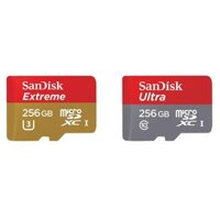 [HCM]Thẻ nhớ SanDisk 256GB Ultra MicroSDXC UHS-I với Bộ chuyển đổi - 100MB / S C10 U1 Full HD A1 Thẻ nhớ Micro SD - SDS