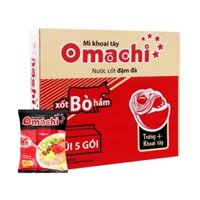 [HCM]Thùng 30 gói mì Omachi sốt bò hầm 80g