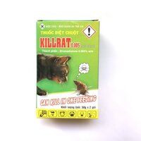 [HCM]Thuốc diệt chuột Killrat hộp 80gr 2 gói an toàn với người và vật nuôi dễ sử dụng (Không cần trộn thức ăn) Thuoc diet khuan Mẹo diệt mối May duoi chuot con trung Thuốc diệt chuột Killrat 0.005% ( hộp 100gr )