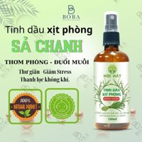 (HCM)Tinh Dầu Xịt Phòng Sả Chanh, Khử Mùi, Thơm Phòng, Xua Đuổi Côn Trùng, Thanh Lọc Không Khí Mộc Mây 100 - bobashop.vn