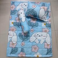 [HCM]Trọn bộ 5 món chăn gối cho bé mang đi học mẫu hello kitty chăn trần bông + 1 vỏ nằm + 1 ruột nằm + 1 vỏ ôm + 1 ruột