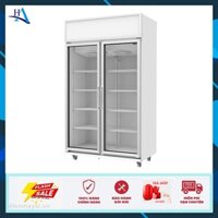 [HCM]Tủ mát Inverter Sanden Intercool YEM-1105i 2 cánh 850L Tủ mát Inverter Sanden Intercool YEM-1105i