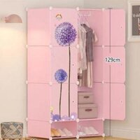 [HCM]TỦ NHỰA GHÉP NGĂN SIZE LỚN KT 74CM X 1M65 X 47CM TREO ĐƯỢC QUẦN ÁO NGƯỜI LỚN TỦ GHÉP TIỆN LỢI THÁO LẮP RẤT DỂ DÀNG