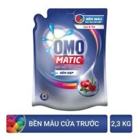 [HCM]Túi nước giặt Omo Matic Cửa Trước (xanh)Bền Màu 2.3kg