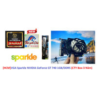 [HCM]VGA (Cạc màn hình) Sparkle NVIDIA GeForce GT 740 1GB/DDR5 (CTY Box-3 Năm)