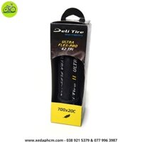 [HCM]Vỏ lốp xe đạp deli 700x20c Deli Tire Ultra Flex Pro 1 chiếc vỏ