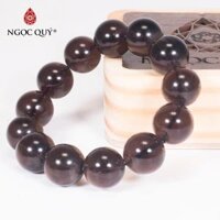 [HCM]Vòng tay đá thạch anh khói 16mm mệnh thổkim (màu nâu khói) - Ngọc Quý Gemstones