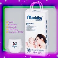 [HCM][XÃ HÀNG] Hộp 50 tã quần Machiko M/L/XL/XXL/XXXL Nhật Bản,Bỉm quần tã vải