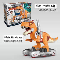 (HCM)Xe Trượt Scooter Khủng Long Bạo Chúa Tyrannosaurus T-Rex Có Đèn, Nhạc, Nhả Khói, Xe Chòi Chân Cho Bé Kích Thước Lớn