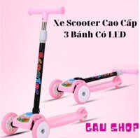 [HCM]Xe truot scooter xin - Xe truot 3 banh cho be - Xe trượt Scooter Thanh lý - Xe trượt scooter 3 bánh an toàn cho trẻ em của Gau Shop.