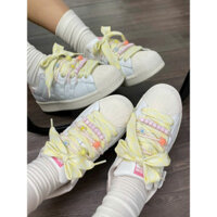 [H.D SNEAKER34 ] Adidas Originals Superstar Cloud White Pink Yellow IF1802