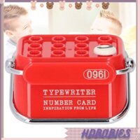 HDbabies Máy đánh chữ cổ điển xe hơi Điện thoại Điện thoại Dấu hiệu đồ trang trí kiểu trang trí Phong cách trang trí bảng điều khiển bảng điều khiển