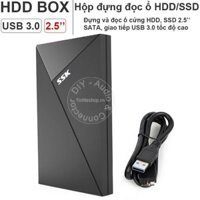 HDD box 2.5 SATA III USB 3.0 SSK SHE-088 - Hộp đựng và đọc ổ cứng SSD HDD tốc độ cao 5Gbps