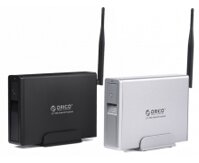 HDD Box 3.5 Orico 7618U3RF giao tiếp USB 3.0, chức năng WIFI HDD NAS lưu trữ chia sẻ file không dây