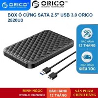 HDD Box hộp đựng ổ cứng ORICO 2520U3 2.5 inch SATA 3.0 đến cổng USB 3.0 5 Gbps 4TB SSD/HDD hỗ trợ UASP HD