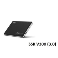 HDD BOX SSK 2.5 SATA SHE V300, HỘP ĐỰNG Ổ CỨNG LAPTOP 2.5' SATA SSK V300 dogiadunggiatot