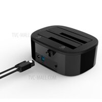 HDD Dock Orico 2HDD 2.5/3.5 sata (6228-US3)3.0 - hỗ trợ hdd 10TB
