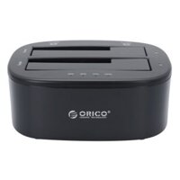HDD Docking Orico 2 bays 2.5″ – 3.5″ USB 3.0 Sata III Orico 6228US3-C-BK