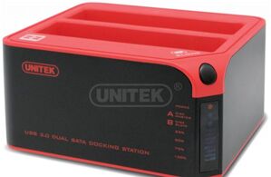 Ổ cứng HDD Docking Unitek 2bays Y-3022 USB 3.0