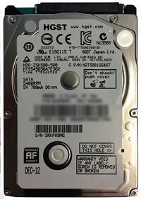 HDD Hitachi-HGST 1TB/ 7200 Sata For Laptop